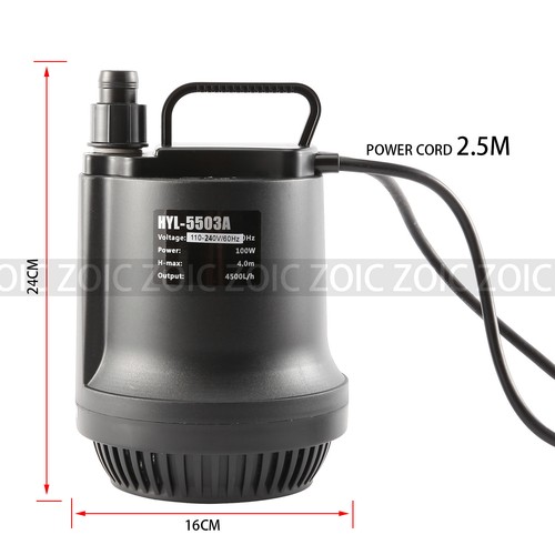 100W/210W Submersible Dirty Water Pump Sump Flooding Pond Clean Swimming Pool - Picture 20 of 21
