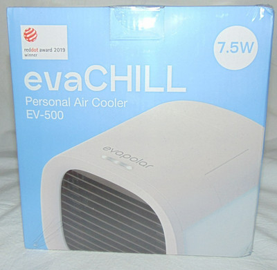evaCHILL Personal Air Cooler EV-500 7.5W Opaque White - New