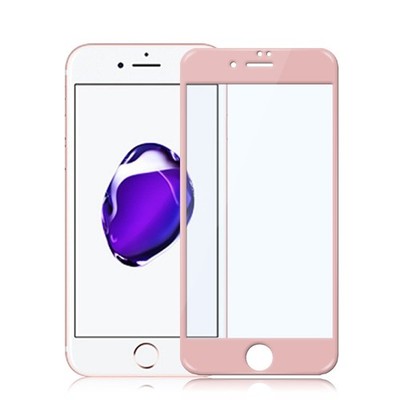 Apple iPhone 6S CarbonFibre Rose Gold FullCover Panzerfolie Displayschutzglas 9H
