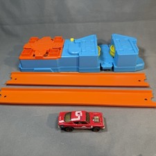Hot Wheels Track Builder Booster Pack, 2 Orange Track Pieces Car Tested Works