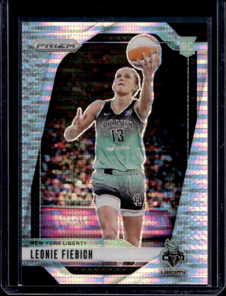 2024 Panini WNBA Prizm Leonie Fiebich Pulsar #165/499 Liberty