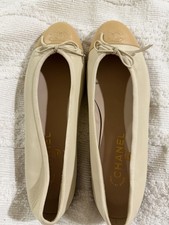Vintage Chanel Ballerina Women's 8 Size Ballet Flat Shoes - G02819 X01000 C0204