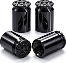 4pcs Bullet Shell Tire Valve Stem Caps Aluminum Alloy Car Air Stem Cap 4pcs Bullet Shell Tire Valve Stem Caps Aluminum Alloy Car Air Stem Cap