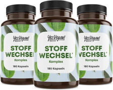 Yes Vegan  Stoffwechsel Kapseln (180 Kapseln)...