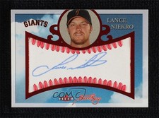 2004 Fleer Sweet Sigs Auto Red 9/150 Lance Niekro #SG-LN Auto 0w8