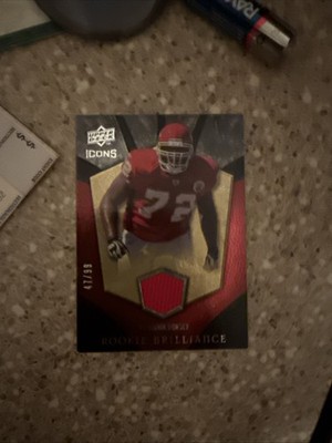 2008 Upper Deck Icons #RB10 Glenn Dorsey Rookie Brilliance Jersey Patch #/99