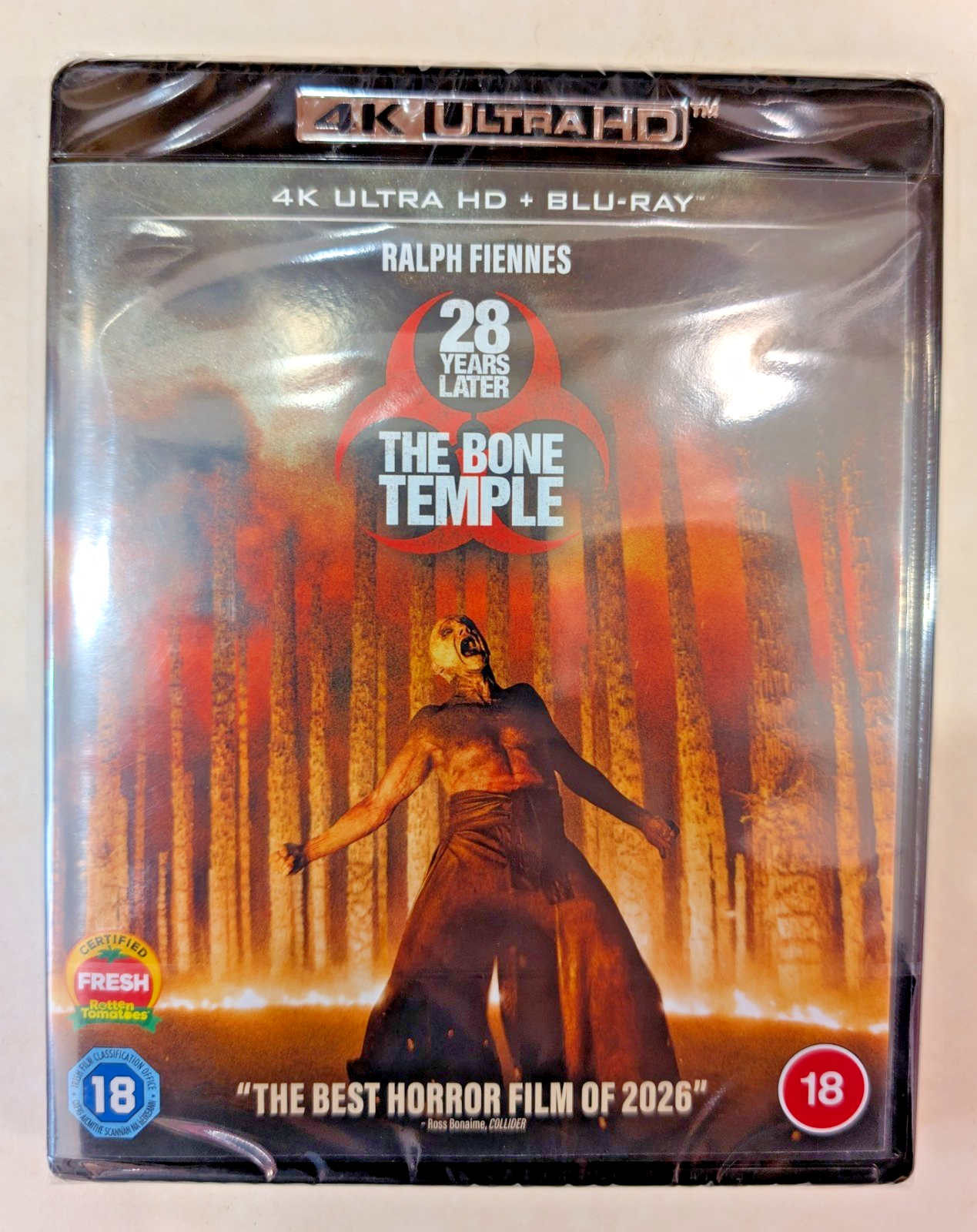 4K UHD BLU-RAY  28 YEARS LATER THE BONE TEMPLE    BRAND NEW SEALED UK STOCK