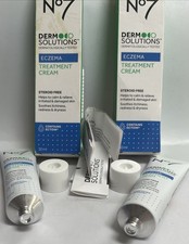 2 x No7 Derm Solutions Eczema Treatment Cream Steroid Free 30ml - Expiry 07/2026
