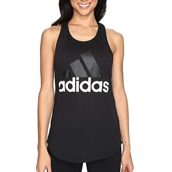 Women’s Adidas Black Activewear Race back Tank Top Size XL