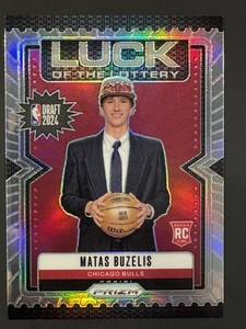 2024-25 Panini Prizm Matas Buzelis Luck of the Lottery RC Silver #8 Bulls