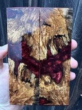 Stabilized Manzanita Burl Hybrid Resin - Knife Scales