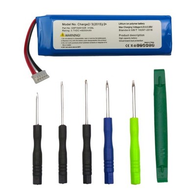 Li-Polymer 3,7V Akku für JBL Charge 2+ Plus GSP1029102 GSP1029102R 6000mAh