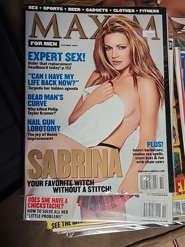 OCTOBER 1999 MAXIM MAGAZINE #22 MELISSA JOAN HART COVER