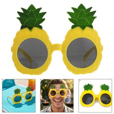  2er-Pack lustige Ananas-Sonnenbrillen   Tropische Partybrillen für Pool und