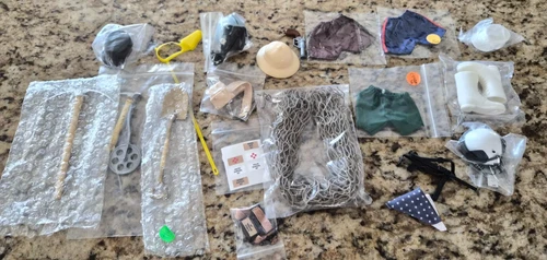 20 Pc. GI Joe Cotswold Explorer Boots 12” Figure 1/6 Accessories Weapon Lot 4