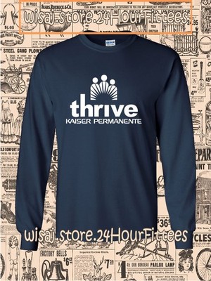 New Tees Kaiser Permanente Thrive Long Sleeve Men's T-Shirt American T-Shirt