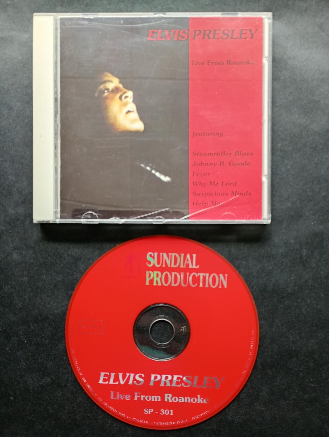 ELVIS  :  LIVE FROM ROANOKE  cd