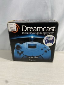 Sega Dreamcast OEM Blue Controller With Box