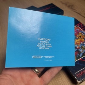 Ghosts 'n Goblins Hangtab 5 Screw Nintendo NES Complete in Box CIB