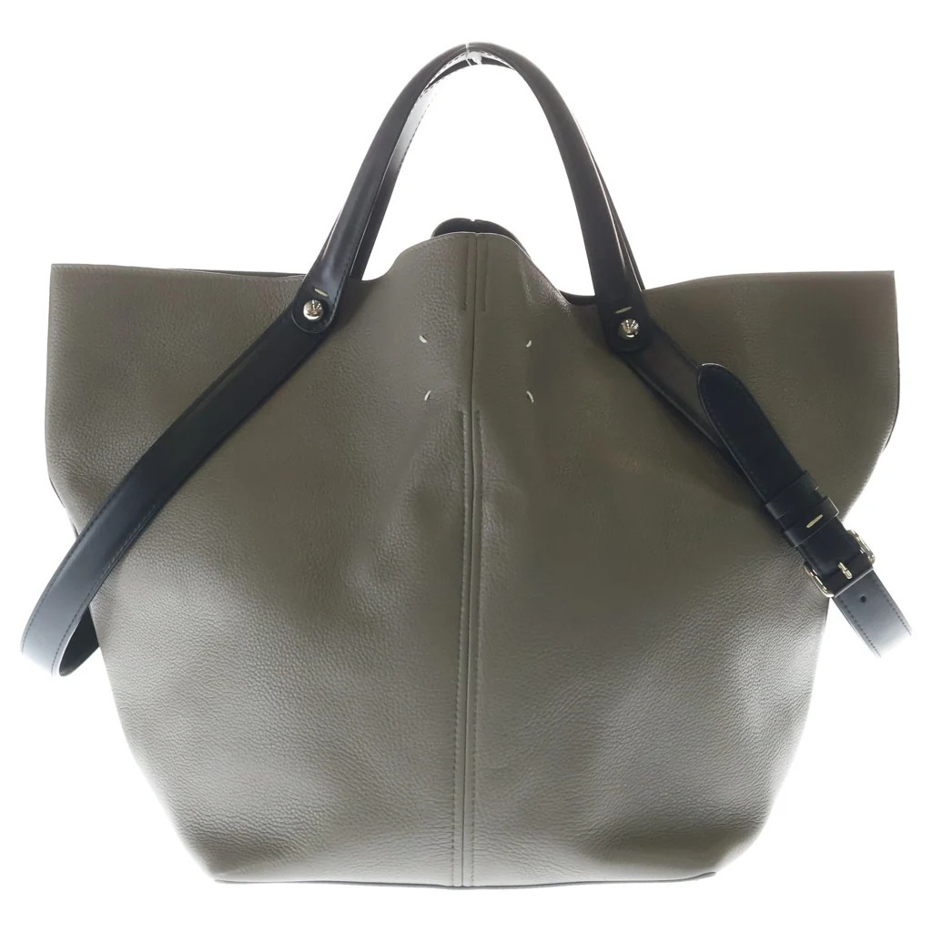 Maison Margiela Dressage Large Shoulder Bag Graphite Khaki Women's # ...