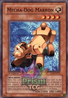 1. Auflage Mecha-Hund Marron FET-DE019 Yugioh