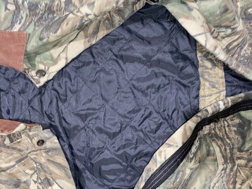 VTG Liberty Rugged Outdoor Gear Realtree Leaf Camo Coveralls YOUTH 20 Reg USA - Picture 10 of 17