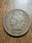 1890 Indian Head Cent Penny  Very Nice Details “Actual Coin Pictured"