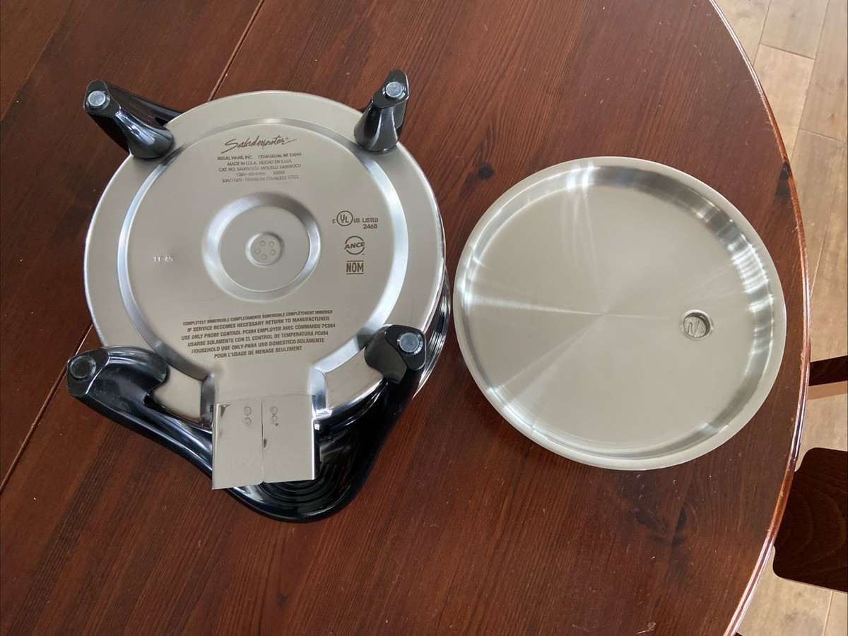 SALADMASTER MP5 316Ti Titanium Multi-Pot 5 Qt Electric Cooker