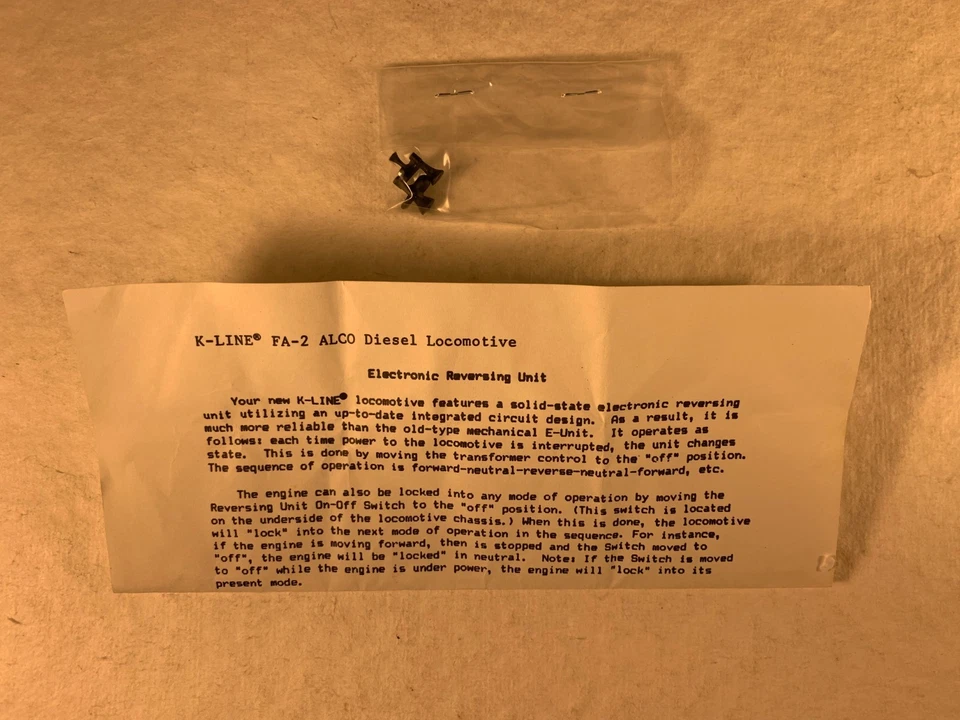 K-LINE 'O' GAUGE #K-2233, SANTA FE MP-15 DIESEL LOCOMOTIVE #2438 - Image 4 of 4