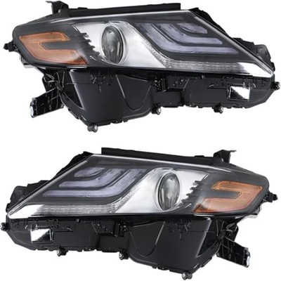 21-22 Toyota Camry XSE XLE Full LED Headlights Pair Black Left & Right