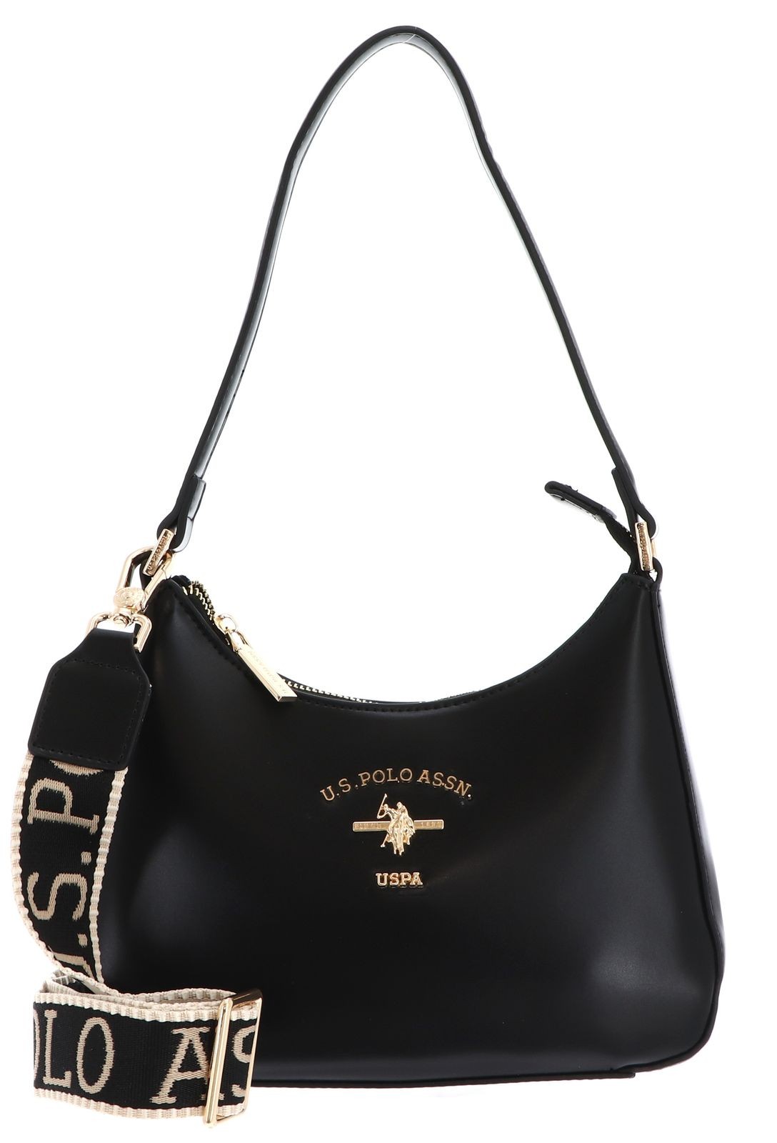 U.S. POLO ASSN. shoulder bag Hobo Bag Black