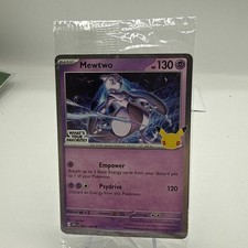 Carta Promo Pokemon 30° Anniversario Celebrazioni Mewtwo Esclusiva 063/128 Sigillata