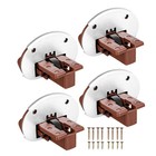4 Sets Schubladenschienenführungen – Ersatz-Schubladenführungsset für Kommoden