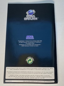 SEGA Saturn Thunderhawk 2 Firestorm