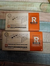 Rothenberger Schneidbacken Gewindeschneidbacken ½-¾'' Und 1½- 2" Neu