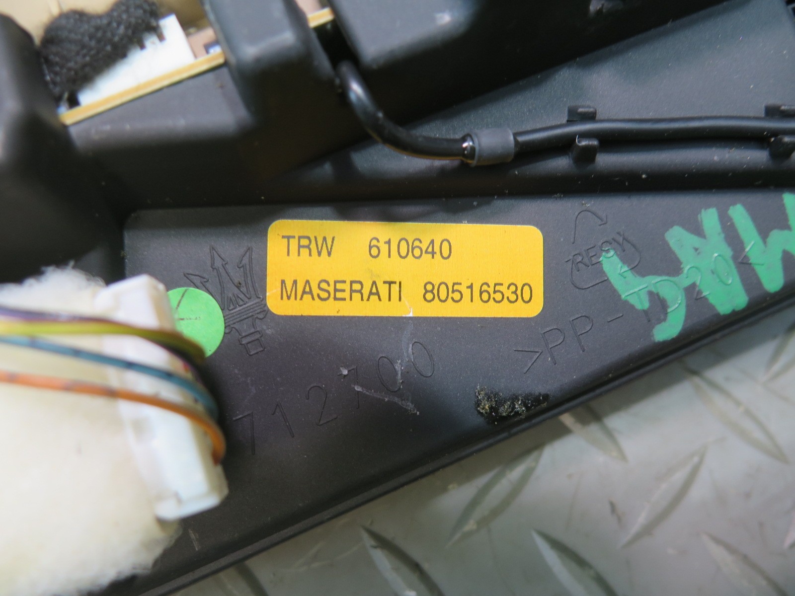 2008-2019 MASERATI GRANTURISMO M145 OVERHEAD CONSOLE TRIM BUTTON SWITCH PANEL
