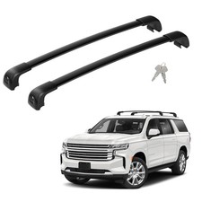 Lockable Roof Rack Cross Bars for Chevy 2021-2026 330LBS Capacity Cargo