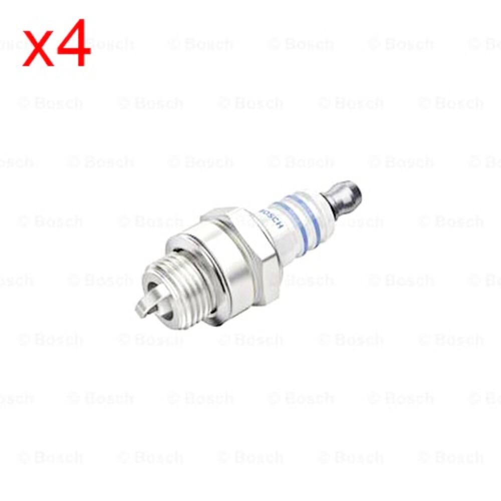 BOSCH Spark Plug x4 Petrol 0242240576