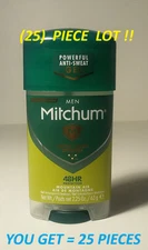 *25 PC LOT* Mitchum Men's 48HR MOUNTAIN AIR Antiperspirant Deodorant GEL