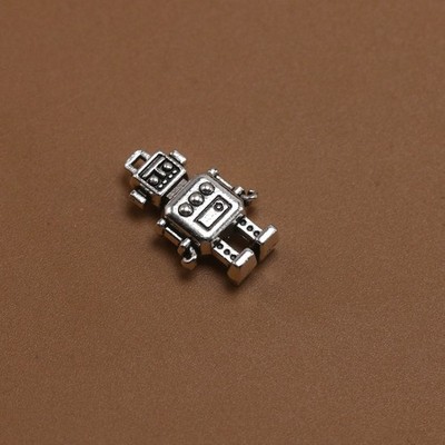  20pcs Alloy Robot Pendant Charms DIY Schmuck Herstellung Zubehör für Halskette