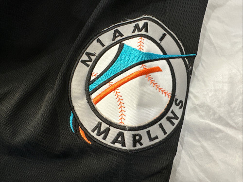 Vintage Jose Fernandez #16 Miami Marlins MLB Trikot Gr. L/XL schwarz - Bild 8 von 11