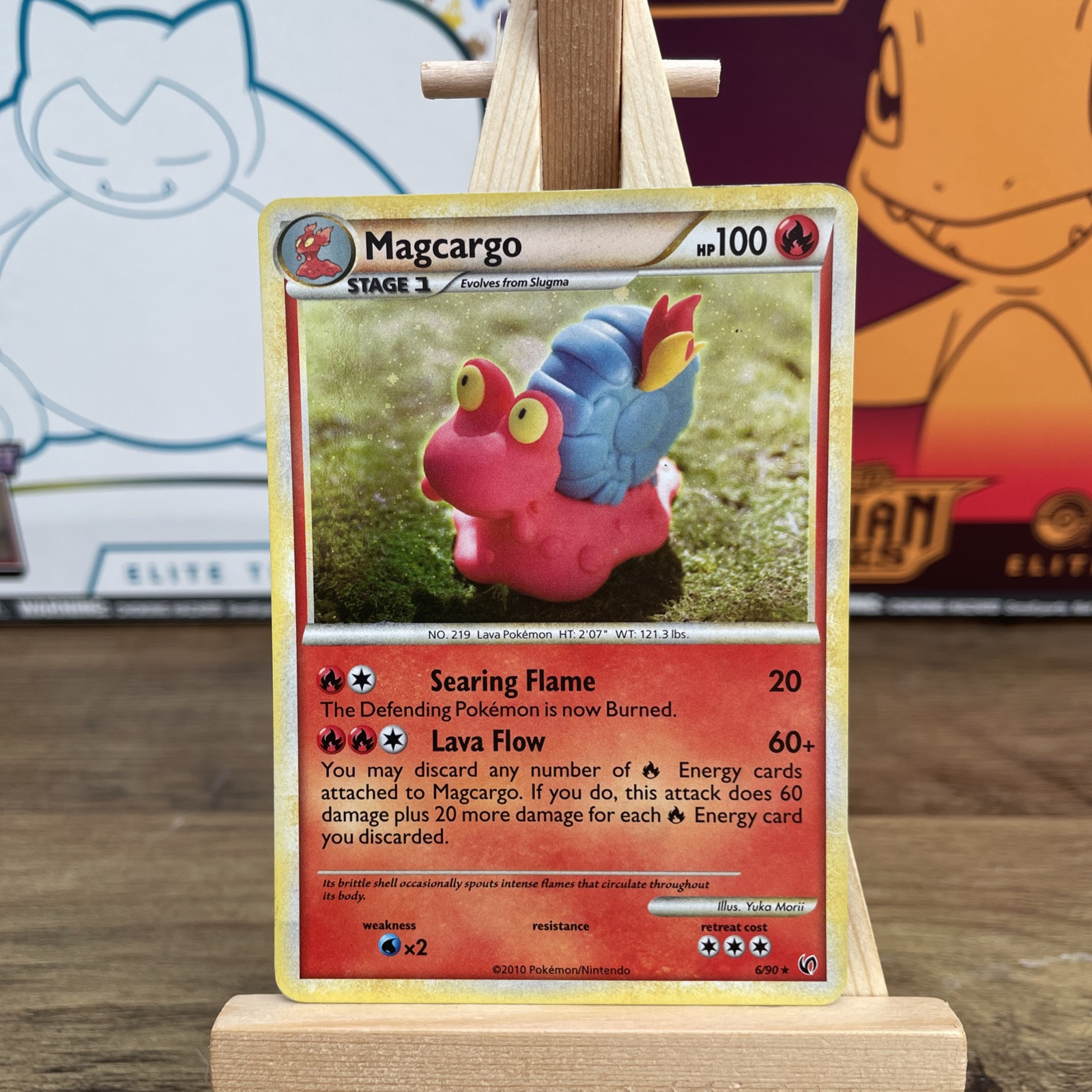 Magcargo 6/90 - HS Undaunted - Holo Rare - Pokemon Card LP