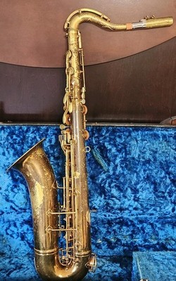 RARE H.N. White King New Yorker Tenor Saxophone 1930s W/ Berg Larsen Mouthpiece