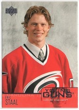 Eric Staal - 2003-04 Upper Deck Young Guns #206 Rookie Card (RC). rookie card picture