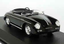 Greenlight 1/43 - Porsche 356 Speedster Super Black 1958 Diecast Model Car