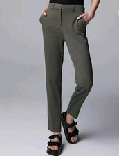 Simply Vera Vera Wang Women's Size Large Avocado Slim Straight Stretchy Pants! 
