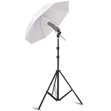 Selens Photo Umbrella Kit 33"/84cm White Soft Umbrella with Light Stand and M...