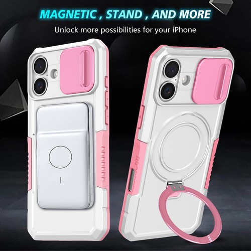 Shockproof Magnetic Case For iPhone 17 Pro Max Anti Fingerprint With Kickstand - Picture 103 of 110