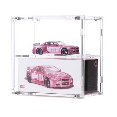 Acrosia 164 Diecast Model Car Display Case, Compatible with Mini GT & Kaido H...