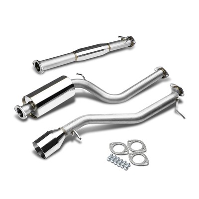 4.5''ROLL WALLED MUFFLER TIP CATBACK EXHAUST FOR 00-04 FOCUS ZX3/5